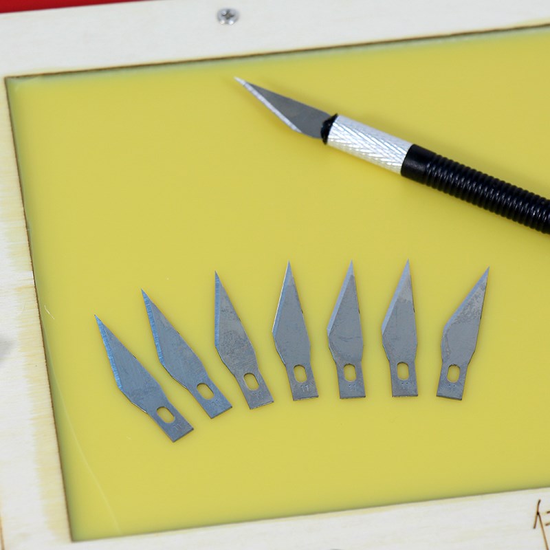 手工剪纸软蜡盘传统老式刻盘刻刀刻纸蜡板套装刻板初学雕刻垫板