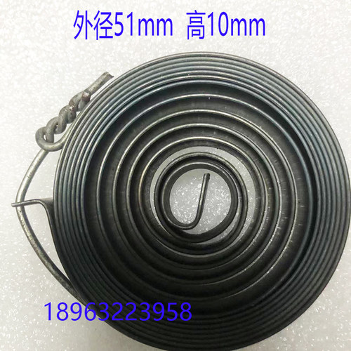 滕州钻铣床台式钻床ZX16主轴回位簧钻杆发条弹簧发条卷簧涡簧配件