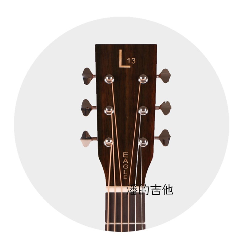 L13 L-36S/R 34寸全桃花心 云杉单板旅行民谣木吉他