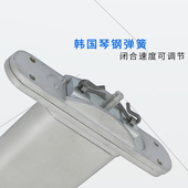 神冈隐形闭门器侧装 180度速度可调液压缓冲自动关门闭合器 链条式