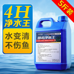 鱼缸净水剂水立清澄清混浊水质清澈剂消毒杀菌清洁净化剂鱼池专用