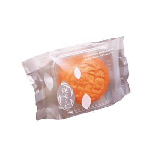 蛋黄酥包装盒月饼小饼干包装袋磨砂半透明袋机封袋子纯手工100个