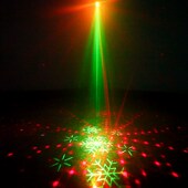 过年KTV闪光灯家用七彩灯爆闪灯酒吧声控激光灯旋转灯8孔舞台灯光