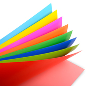 200g克4K卡纸一面光滑反光亮面硬厚彩色4开幼儿园儿童画画手工纸4