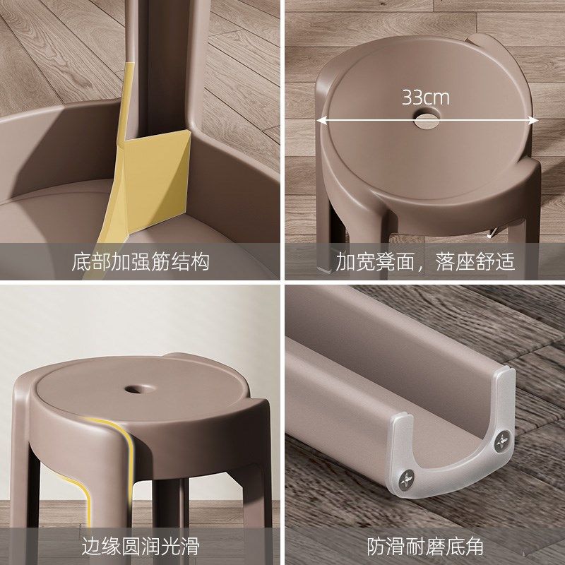 塑料凳子店铺结实耐用可叠放加厚旋风凳家用吃饭简易高级感风车凳,住宅家具,风车凳,淘宝优惠券,粉丝福利购,淘宝优惠卷