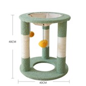 四季 剑麻筒用品猫爬架猫窝猫爬架猫抓板猫磨爪立柱逗猫玩具猫跳台