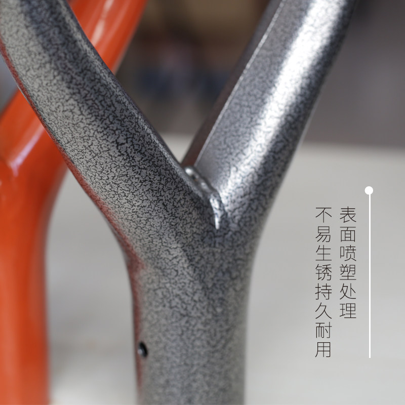 D型塑料握手锹把叉柄铁锨把握手一体铁Y把手铁锹钢锹T型人字握手图片