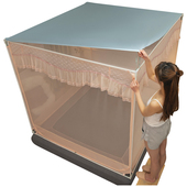 蚊帐家用宿舍防尘布防尘顶挡灰专用床罩防尘罩防蚊套罩遮光盖布