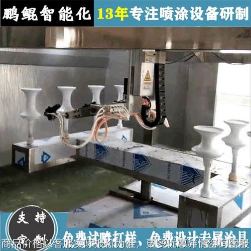 工厂直销树脂工艺品1出4喷漆设备 自带吸附功能 省工装夹具喷涂机