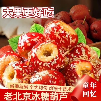 老北京冰糖葫芦童年经典冻干山楂