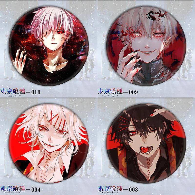 东京喰种头像徽章金木研铃屋动漫吧唧58mm75mm胸针二次元礼物礼品
