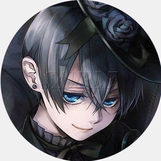 新款黑执事动漫周边吧唧塞巴斯蒂安夏尔啵酱葬仪屋格雷尔徽章胸针