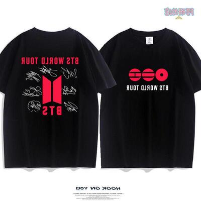 BTS WORLD TOUR防弹少年团2026演唱会周边同款短袖t恤应援上衣服
