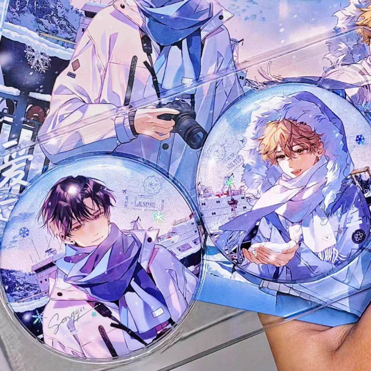 新款初识屿可爱过敏原不冻港吧唧美谷同人胸针装饰高颜值送闺蜜收