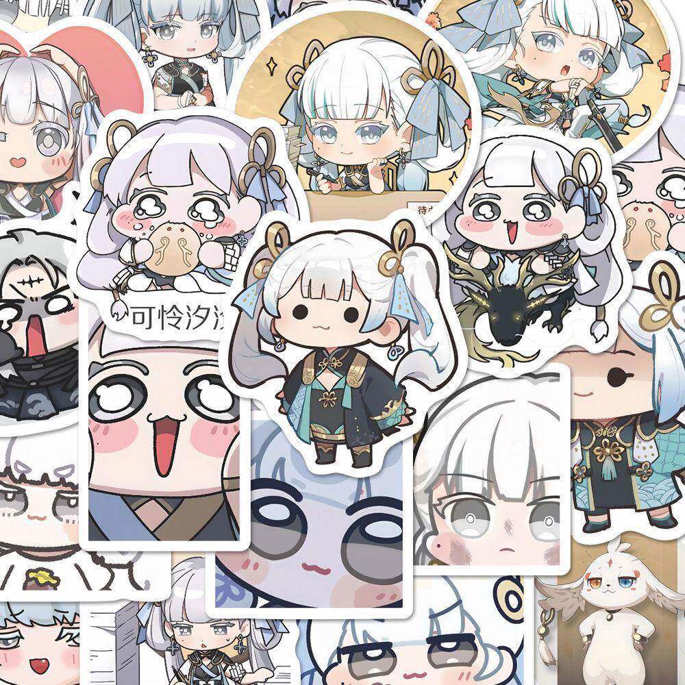 【超大张】108张Q版鸣潮今汐表情包贴纸卡通二次元可爱装饰手机壳