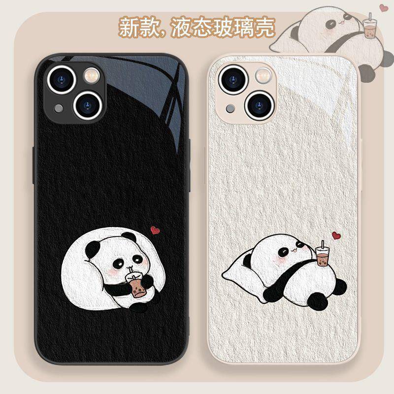 iPhone16熊猫苹果14Promax手机壳15搞怪12Promax趣味13可爱12max