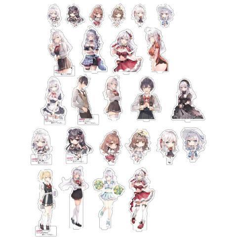 不时轻声地以俄语遮羞的邻座艾莉同学 艾莉莎周防有希 钥匙扣立牌