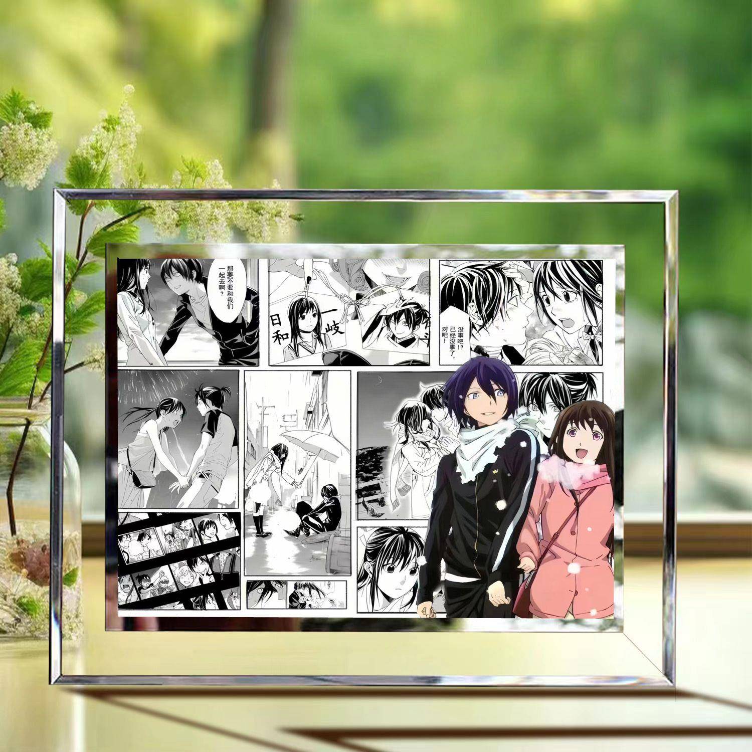 野良神第三季水晶相框夜斗雪音日斗DIY周边礼品同款定制图片照片
