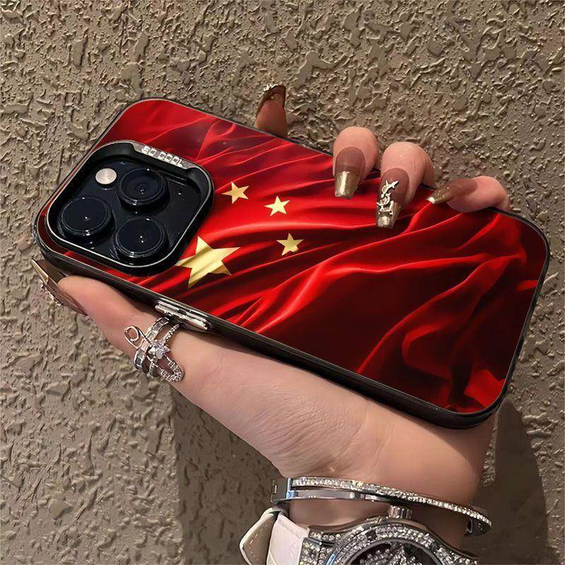 【手机壳】五星红旗vivox100ultra手机壳x100/x90/y200/s19彩银硬壳y53sy33