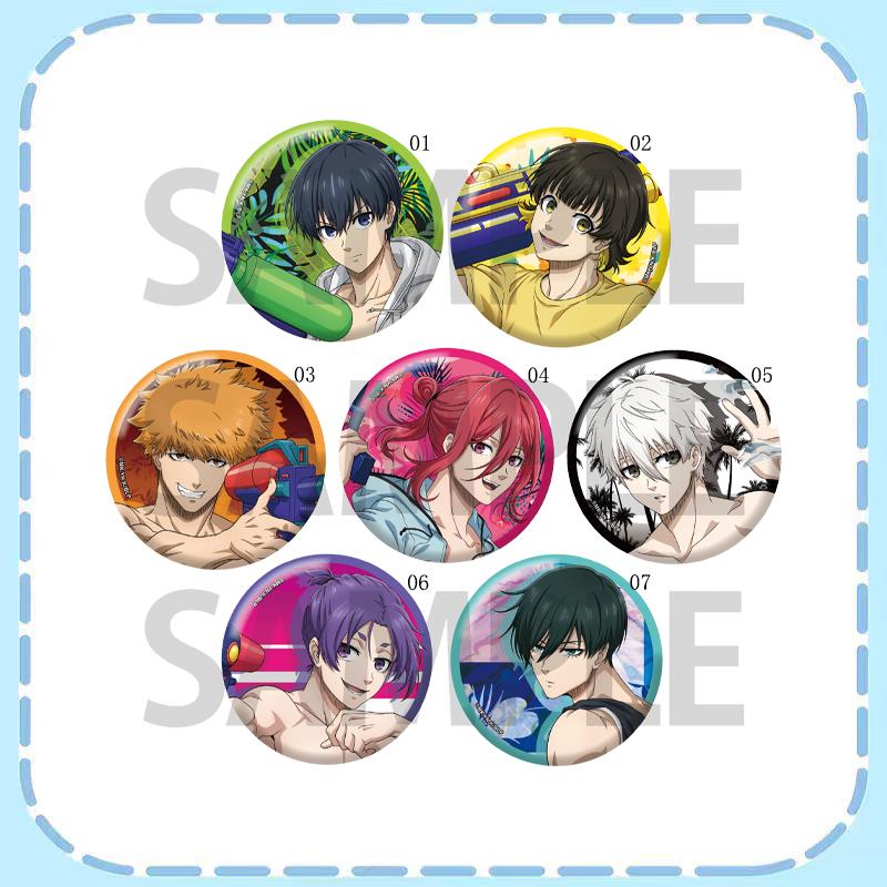 蓝色监狱周边蜂乐回御影玲王千切豹马国神炼介洁世一夏日度假徽章