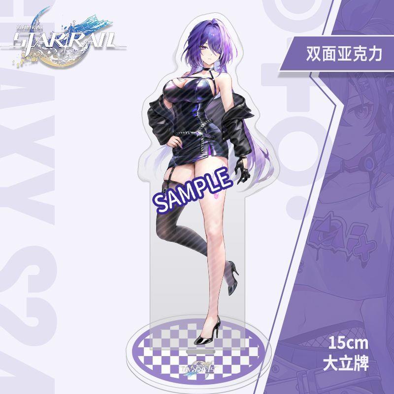 崩坏星穹铁道周边立牌黄泉银狼卡芙卡时装系列夹层亚克力桌面摆件