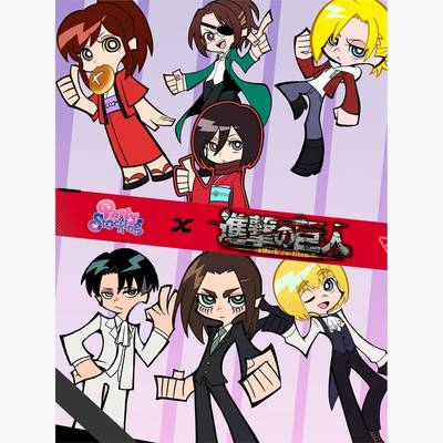 新款进击的巨人艾伦同人谷立牌谷子动漫二次元周边利威尔韩吉三笠