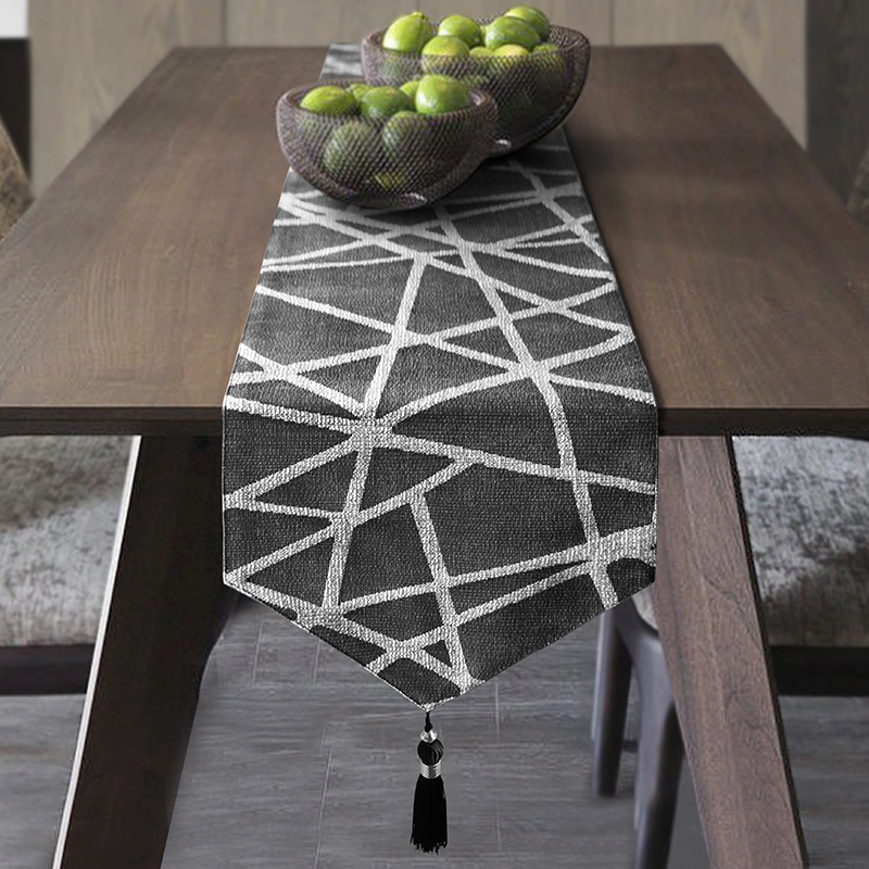 桌旗现代简约时尚轻奢北欧桌巾餐桌巾长条电视柜茶几美式餐桌旗布
