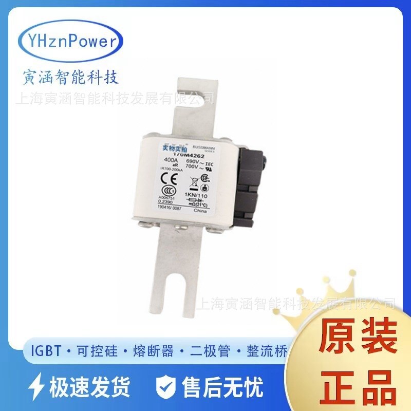 全新现货库伯170M4262 400A 700V 2Pin保险丝/熔断器/熔芯