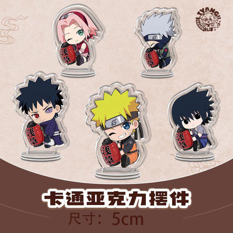 火影忍者周边立牌鸣人佐助春野樱卡卡西宇智波带土二次元座面摆件