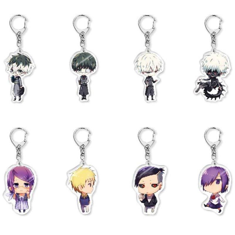 东京喰种东京食尸鬼动漫金木研亚克力钥匙扣挂饰校园周边创意礼品