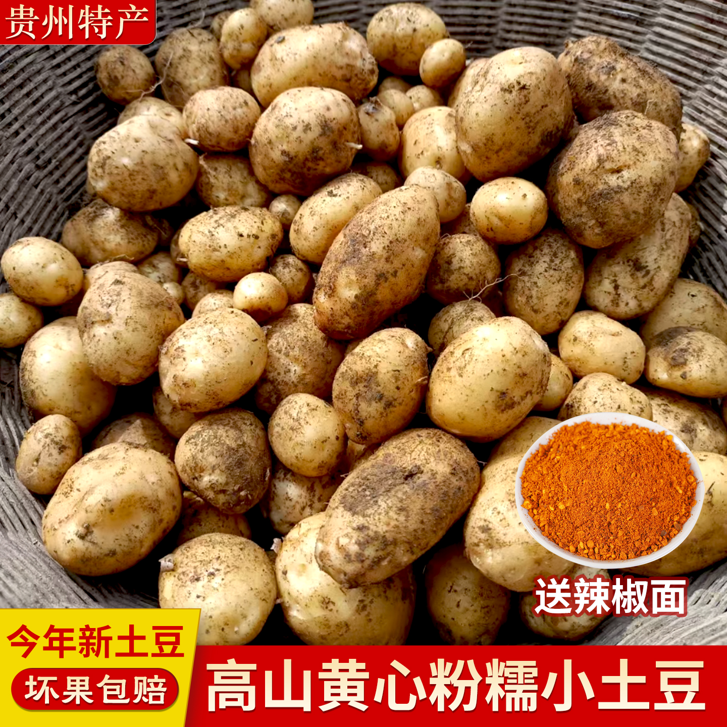 贵州黄心小土豆农家自种