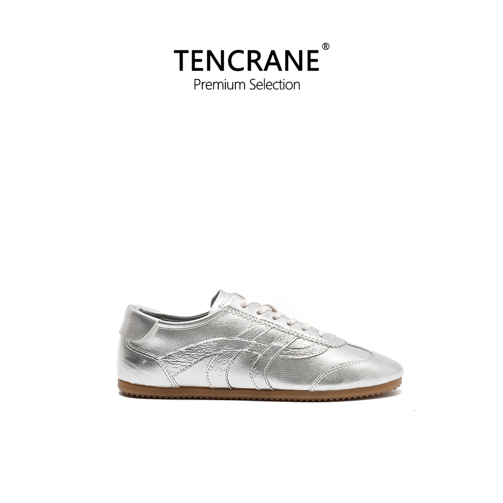 TENCRANE休闲百搭银色德迅鞋女