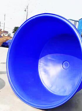 800升菌类培植PE大白圆桶3吨7吨泡菜竹笋腌制发酵桶5000L酿酒圆桶