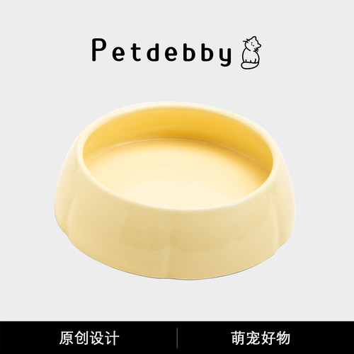 Petdebby马卡龙甜甜圈猫碗喝水碗