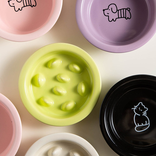 Petdebby狗狗慢食碗狗碗狗盆防噎