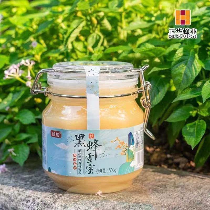东北土蜂蜜结晶椴树蜂蜜原蜜纯天然瓶装雪蜜黑蜂椴树蜜白蜜黑龙江
