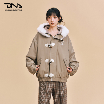 【DNA官方】毛领连帽棉服外套