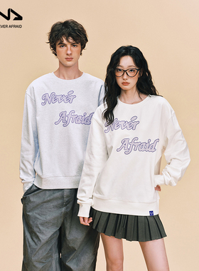 【D.N.A&音乐节限定】圆领套头情侣卫衣25秋冬刺绣潮流宽松上衣男