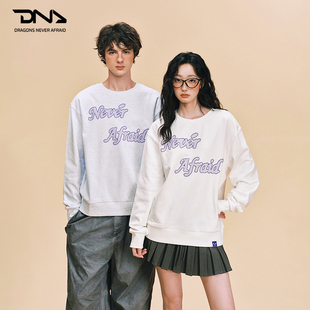 圆领套头情侣卫衣25秋冬刺绣潮流宽松上衣男 D.N.A&音乐节限定