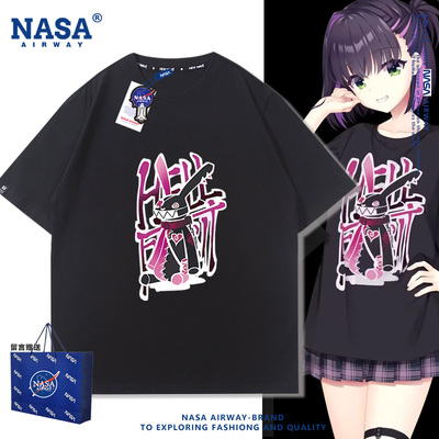 NASA AW柚子社新作Limelight Lemonade Jam隐杏珠男女纯棉短袖T恤