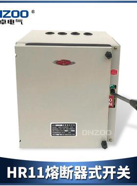 封闭式负荷开关，600A防雨型铁壳开关，HR11-600/3熔断器式开关