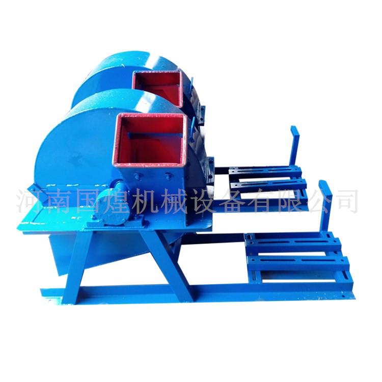 小型家用树枝粉碎机药材打粉机干湿两用木材粉碎机柴油卧式粉木机