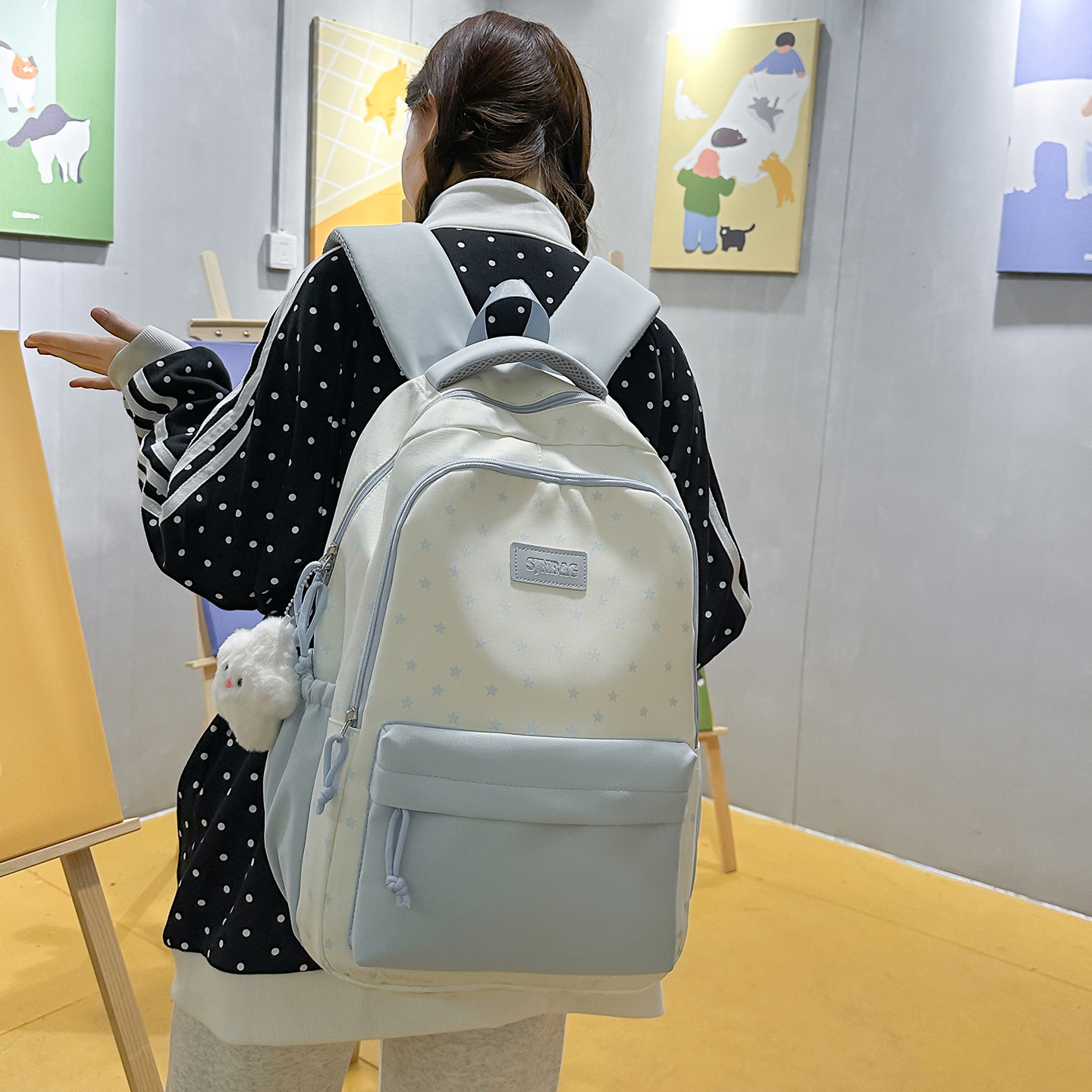 书包女生小学生2025新款ins小众高颜值三至六年级女孩轻便双肩包,箱包皮具/热销女包/男包,双肩背包,淘宝优惠券,粉丝福利购,淘宝优惠卷