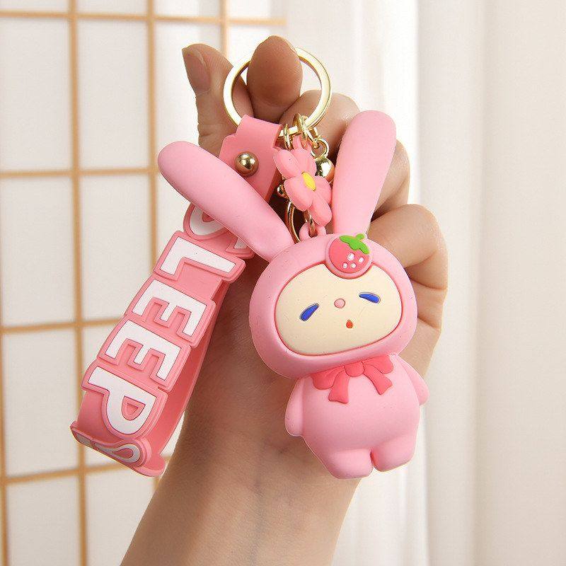 捏兔子创意解压趣味乐卡硅胶包