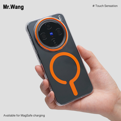 问号高透不发黄手机壳适用于vivoX200ProMini磁吸保护套简约男女