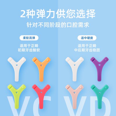 雅克菱咬胶正畸咬胶棒牙套脸隐形牙齿矫正咬胶牙胶磨牙咀嚼棒成人