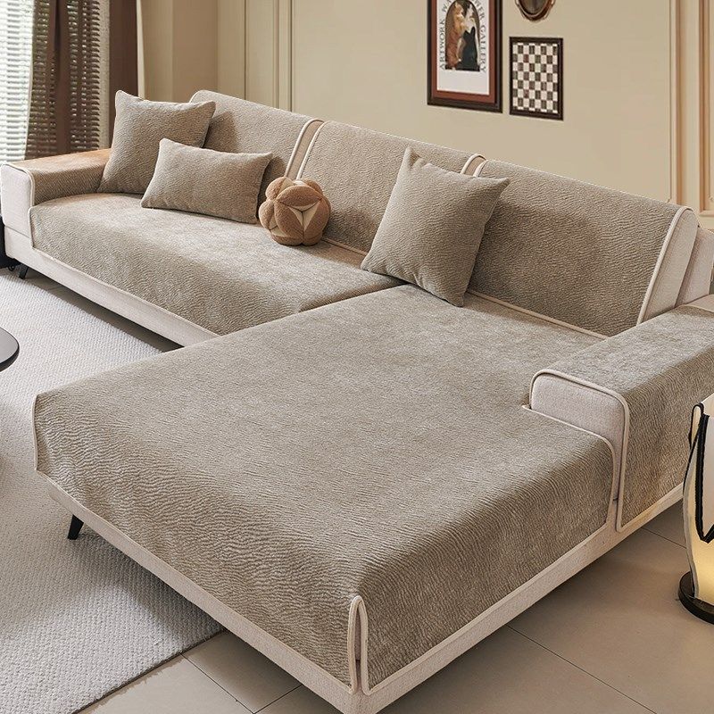 唯蒂妮轻奢风雪尼尔沙发垫四季通用高级感防猫抓防滑百搭套罩坐垫,居家布艺,沙发垫,淘宝优惠券,粉丝福利购,淘宝优惠卷