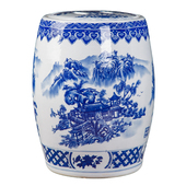 20斤30斤装 陶瓷米缸大米桶50斤面粉菜油缸水缸家用密封防潮储物罐