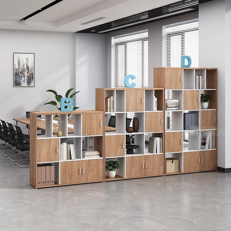 办公室隔断柜木质矮柜文件柜资料书柜格子柜组合置物架镂空展示柜,商业/办公家具,文件柜,淘宝优惠券,粉丝福利购,淘宝优惠卷