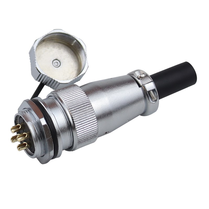 航空插头插座反装WS24-2-3-4-9-10-12针19芯接头TQ/ZM方座连接器